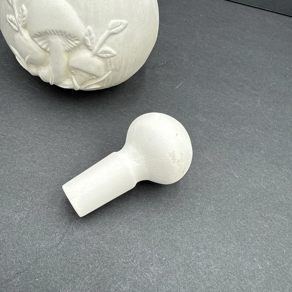 Vintage 3D  Mushrooms Oil And‎ Vinegar Cruet Ready To Paint MCM